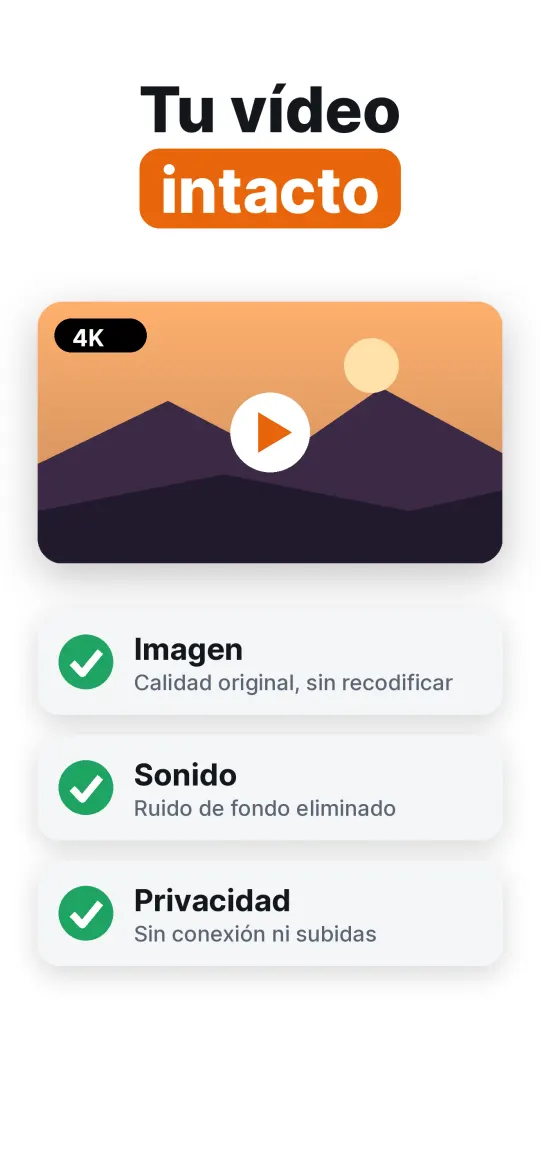 Conserva la calidad de tus vídeos