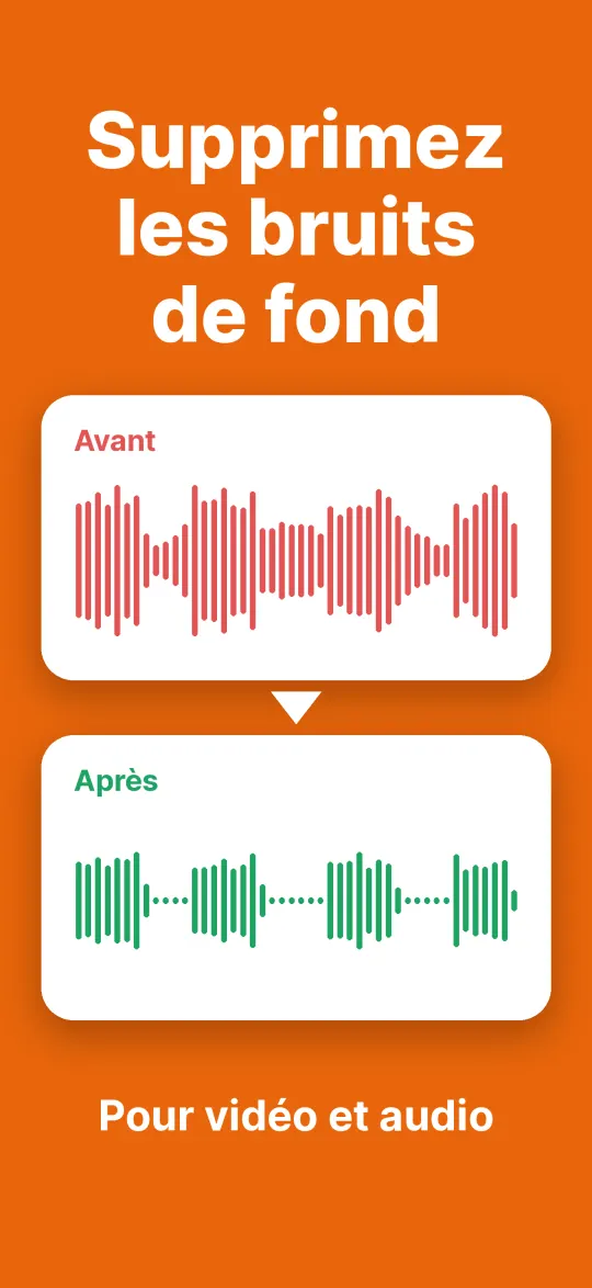 Supprimer les bruits de fond