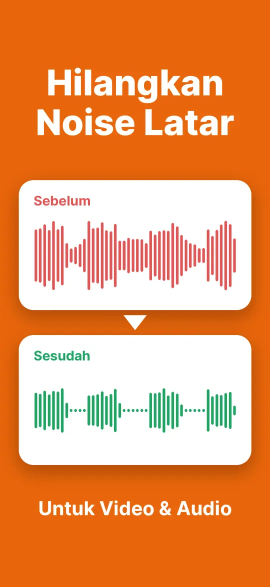 Hilangkan noise latar belakang