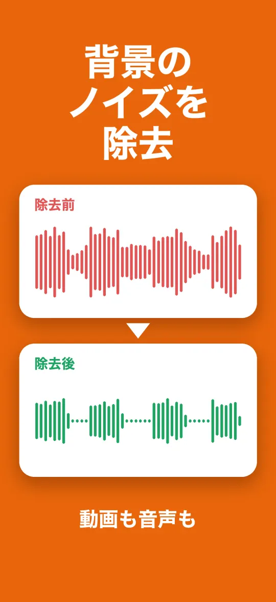 周囲のノイズを除去