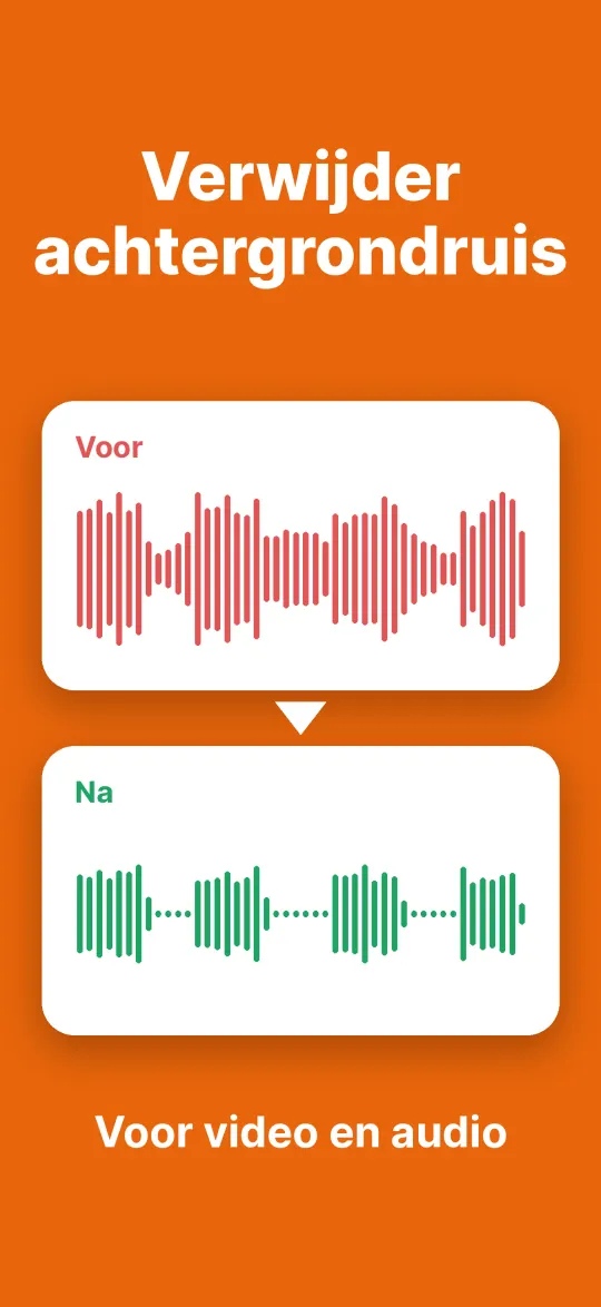 Achtergrondgeluid verwijderen