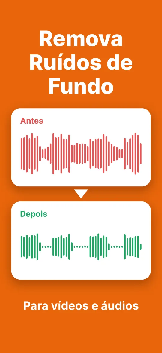 Remova ruídos de fundo