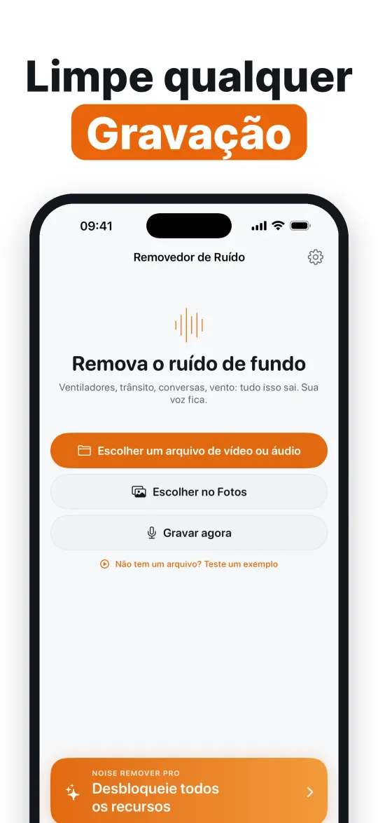 Você controla a intensidade